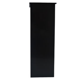 Black  Freestanding Letterbox Provides Adequate Space For Large Parcels