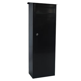 Black  Freestanding Letterbox Provides Adequate Space For Large Parcels