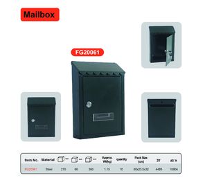 Wall Mounted 	Residential Mailboxes