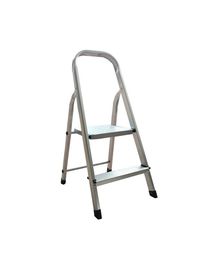 Convenient Aluminum Step Ladder  Compact Design 2 Steps  For Secure Climb