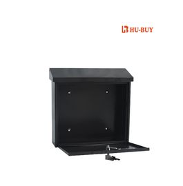 Outdoor Garden Residential Mailboxes Powder Coated Finishing With 2 Keys