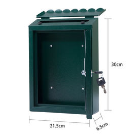 Waterproof Post Box Residential Durable Steel Mailbox Wall Mounted Garden