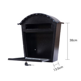 Wall Mount Lockable Modern Outdoor Galvanized Metal Mailbox Letterbox