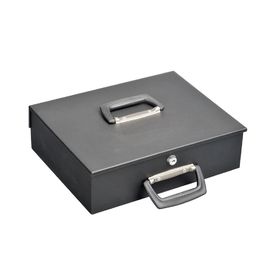 OEM Service Metal Cash Box Euro Coin Collection With Removable Coin Tray