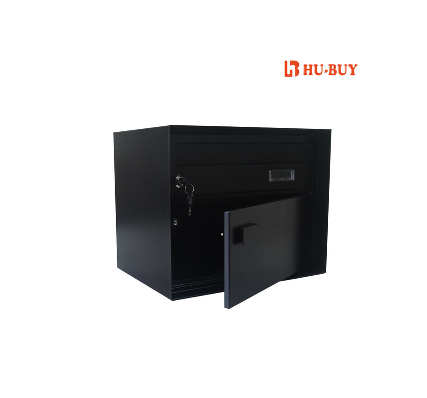 Outdoor Garden Residential Mailboxes Powder Coated Finishing With 2 Keys